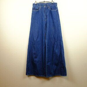 Levis made & crafted high waist ultra wide leg flares jeans denim 27
